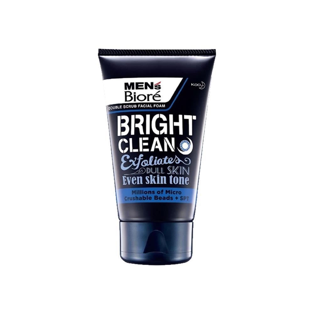 Biore Bright Clean Double Scrub Facial Foam (125g)