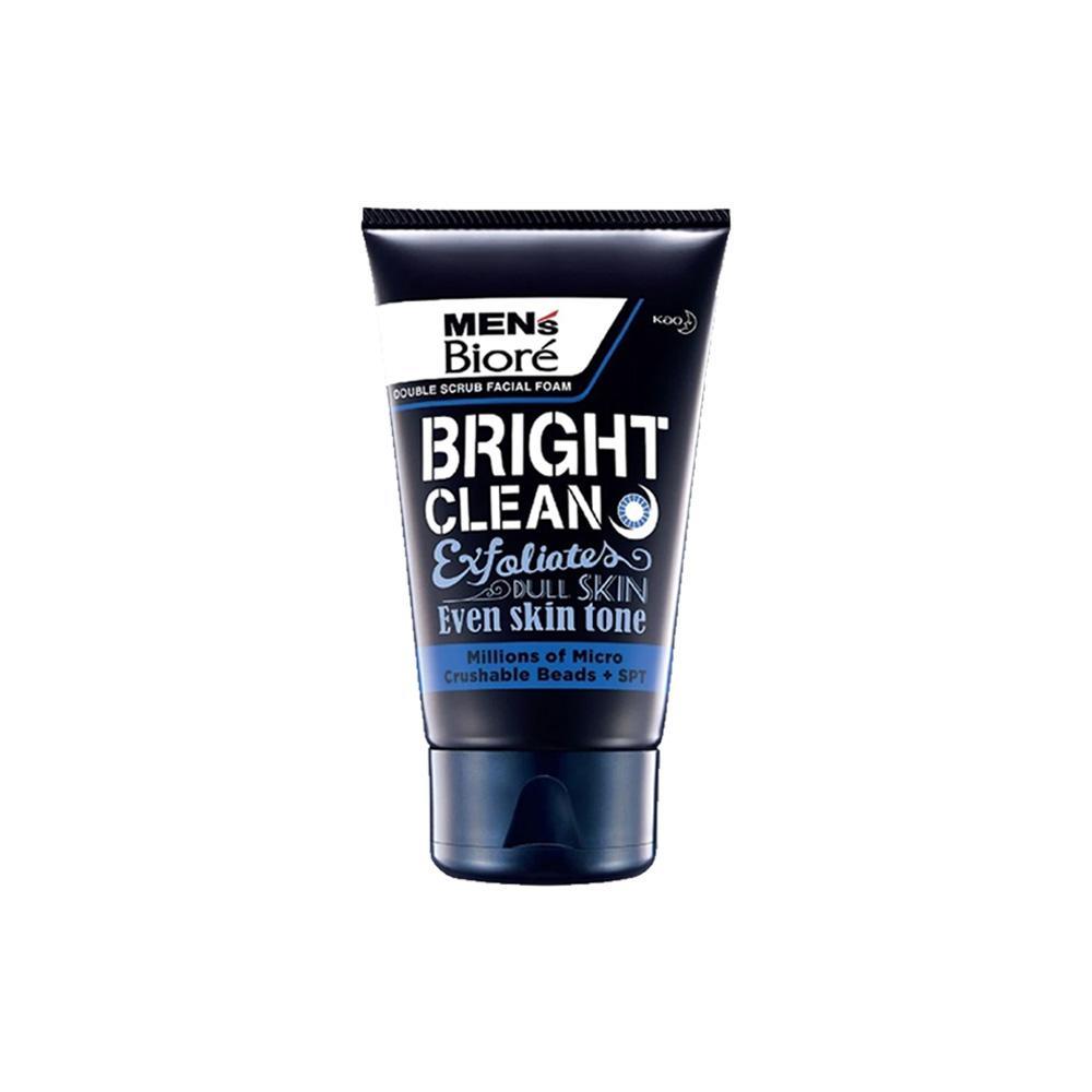 Biore Bright Clean Double Scrub Facial Foam (50g) - Clearance