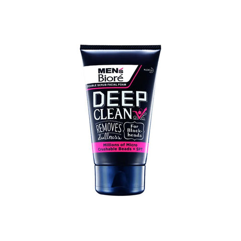 Biore Deep Clean For Black-Heads Double Scrub Facial Foam (50g) - Clearance