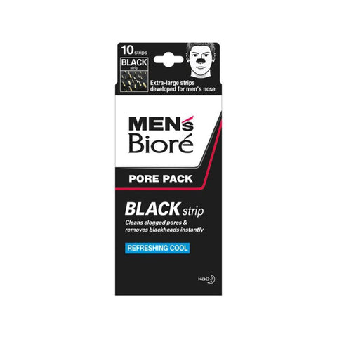 Biore Men - Pore Pack Black Strip (10pcs) - Clearance