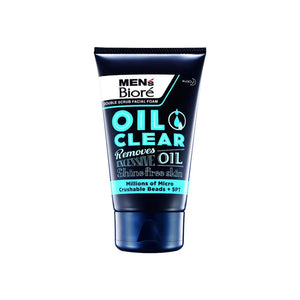 Biore Oil Clear Double Scrub Facial Foam (125g)