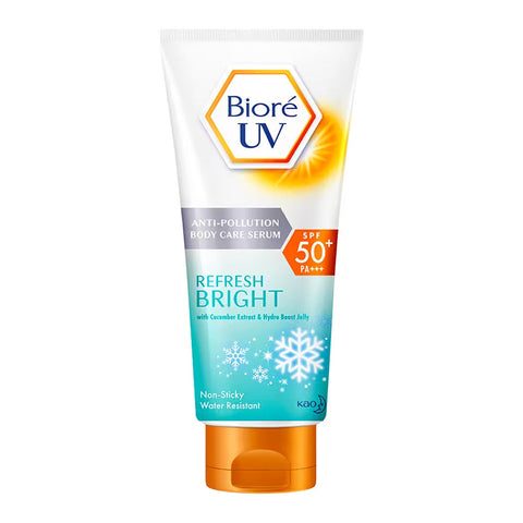 Biore UV - Anti-Pollution Body Care Serum SPF50 Refresh Bright (150ml) - Clearance