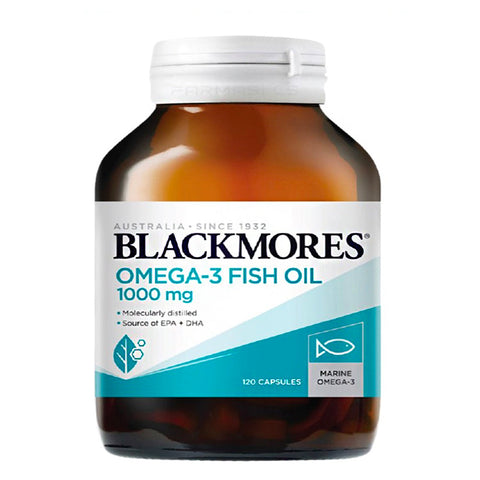 BlackMores Omega-3 Fish Oil 1000mg (120caps) - Giveaway