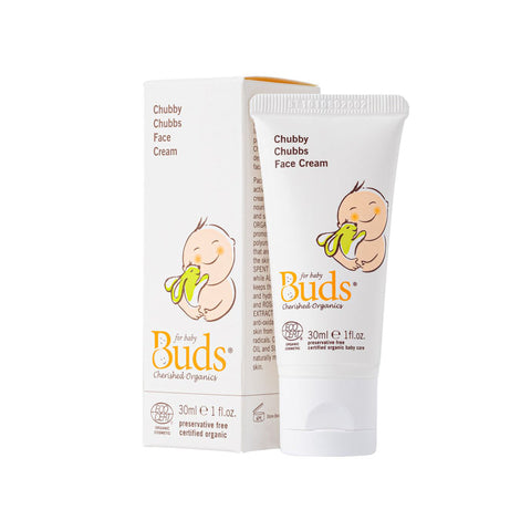 Buds Organic Chubby Chubbs Face Cream (30ml) - Clearance