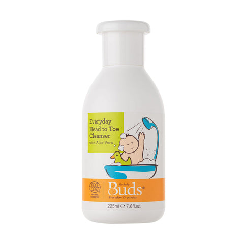 Buds Organic Everyday Head to Toe Cleanser (225ml) - Clearance