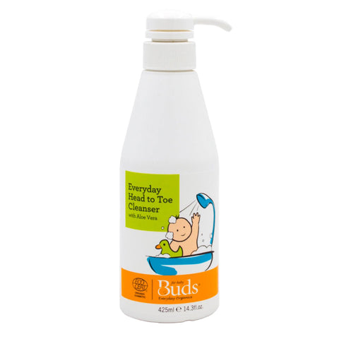 Buds Organic Everyday Head to Toe Cleanser (425ml) - Clearance