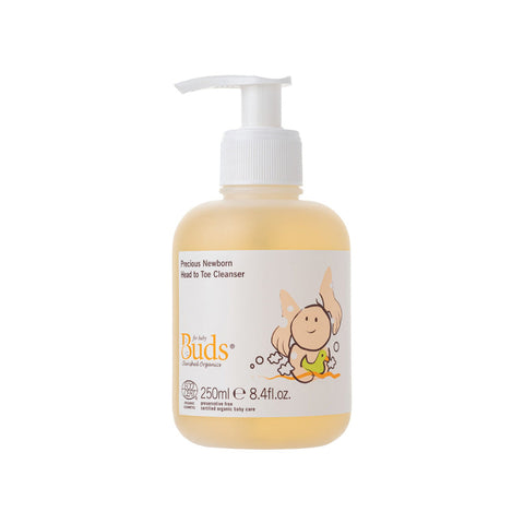 Buds Organic Precious Newborn Head to Toe Cleanser (250ml) - Giveaway