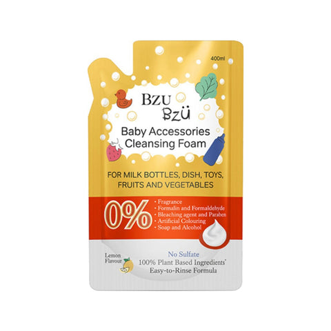 BZU BZU Baby Accessories Foaming Cleanser Lemon Refill (400ml) - Clearance