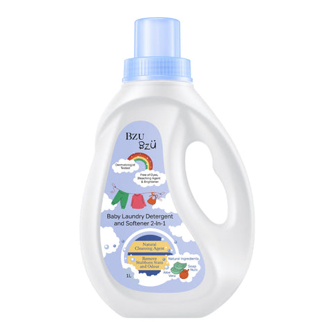 BZU BZU Baby Laundry Detergent and Softener (1L) - Clearance