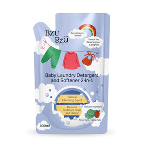 BZU BZU Baby Laundry Detergent and Softener Refill (800ml)