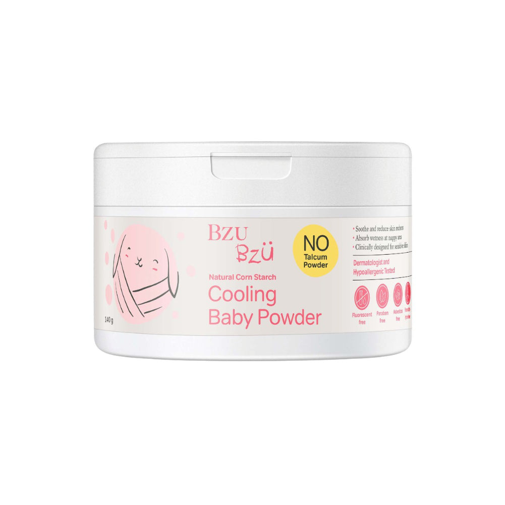 BZU BZU Cooling Baby Powder with Puff (140g)