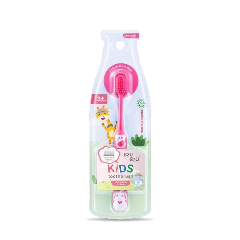 BZU BZU Ultra Soft Kids Toothbrush Pink (1pcs)