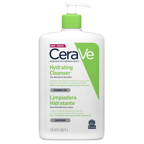 CeraVe Hydrating Cleanser (1L) - Clearance