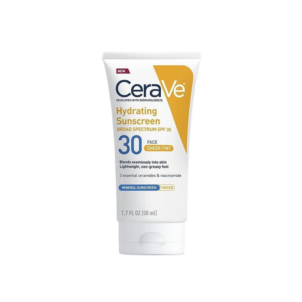 CeraVe Hydrating Sunscreen Broad Spectrum SPF30 (50ml) - Clearance