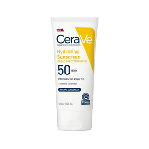 CeraVe Hydrating Sunscreen Broad Spectrum SPF50 (150ml)