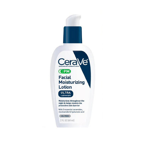 CeraVe PM Facial Moisturizing Lotion Ultra Lightweight (60ml) - Clearance