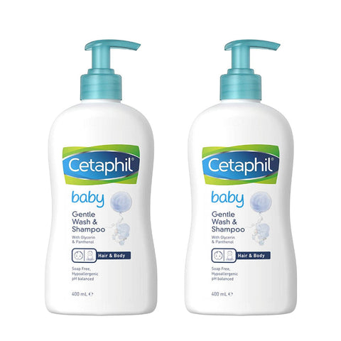 Cetaphil Baby Gentle Wash & Shampoo with Glycerin & Panthenol Twin Pack (Set) - Clearance
