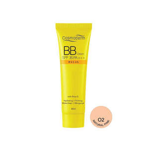 Cosmoderm BB Cream SPF 35 PA +++ Hydrating + Firming #02 Natural Pink (30ml) - Clearance