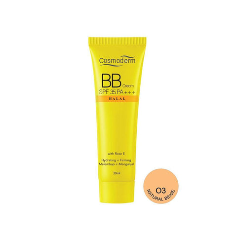 Cosmoderm BB Cream SPF 35 PA +++ Hydrating + Firming #03 Natural Beige (30ml) - Giveaway