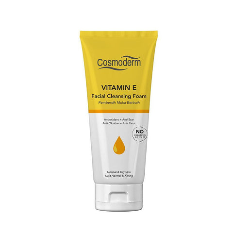 Cosmoderm Vitamin E Facial Cleansing Foam (125ml) - Clearance