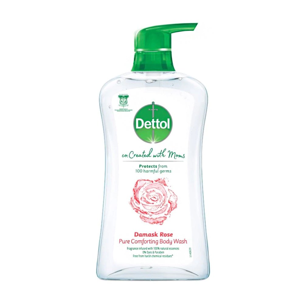 Dettol CoCreated with Moms Damask Rose Pure Comforting Body Wash (500g)
