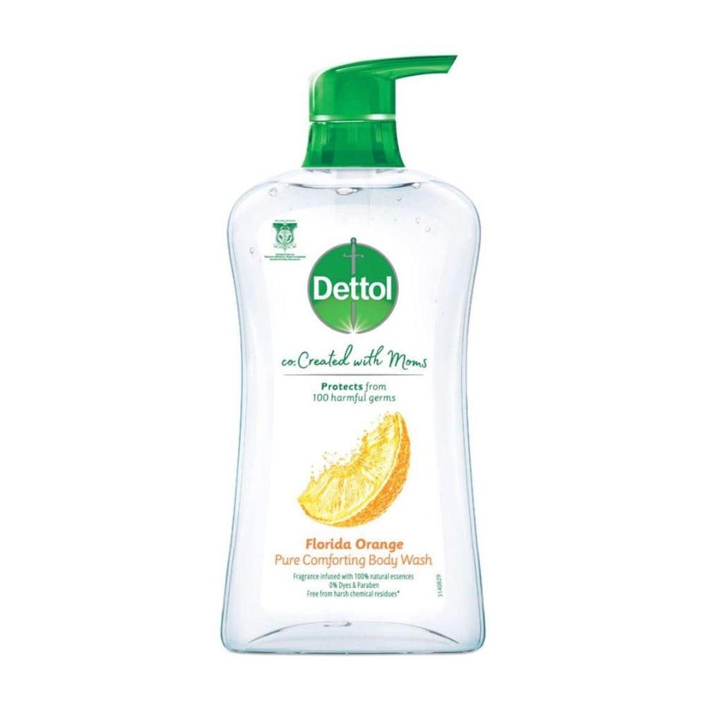 Dettol CoCreated with Moms Florida Orange Pure Comforting Body Wash (500g)