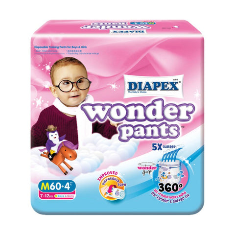 DIAPEX Wonder Pants Super Jumbo M60 (60+4pcs) - Giveaway