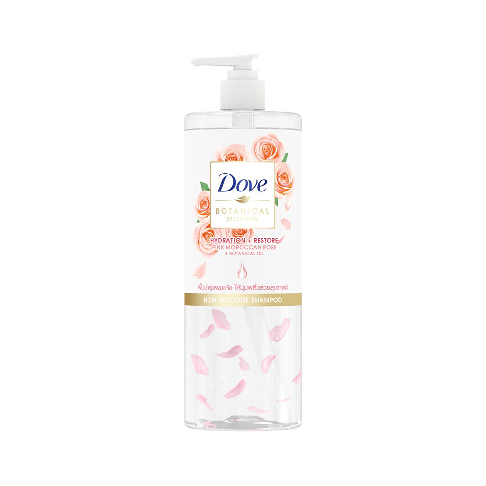 Dove Botanical Pink Rose Shampoo (450ml) - Clearance