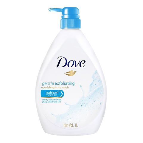 Dove Gentle Exfoliating Nourishing Body Wash (1L) - Giveaway