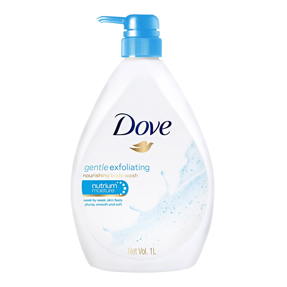 Dove Gentle Exfoliating Nourishing Body Wash (1L)