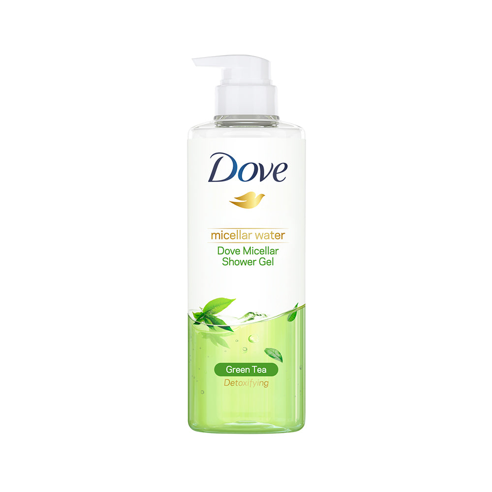 Dove Micellar Shower Gel Green Tea Detoxifying (500ml) - Clearance