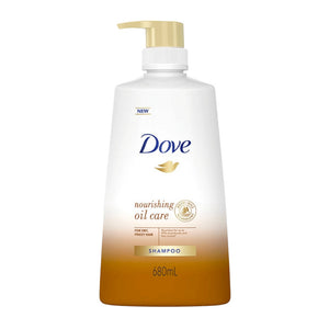 Dove Nourishing Oil Care Shampoo (680ml) - Clearance