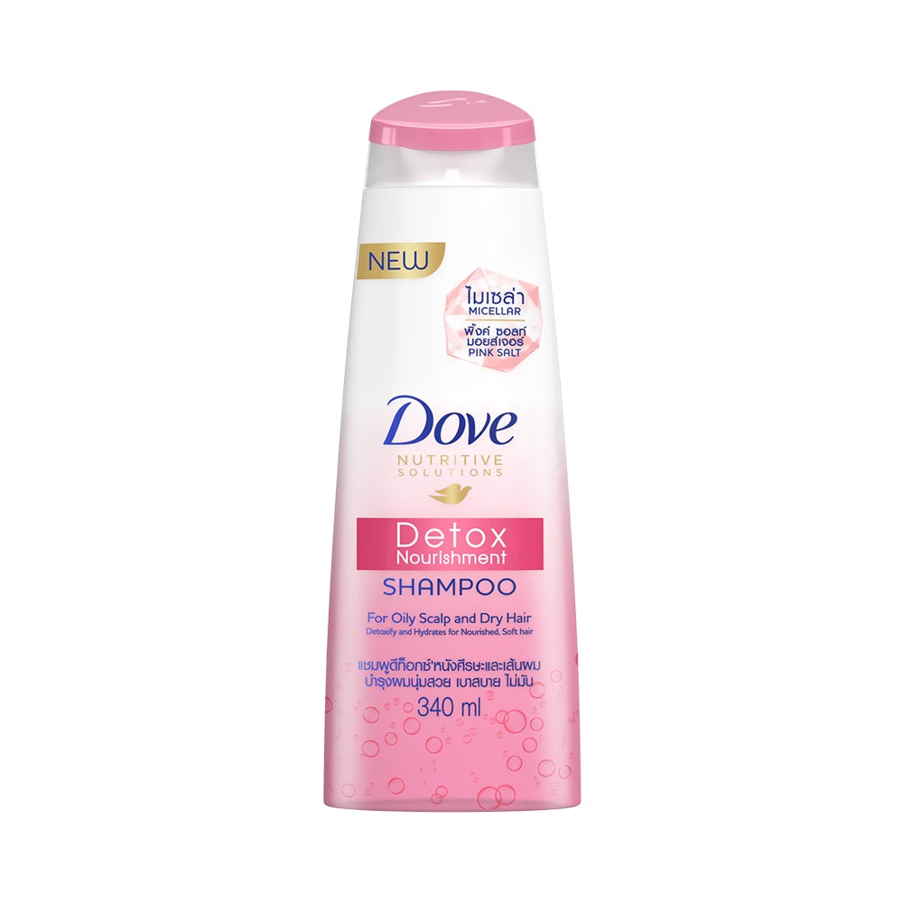 Dove Nutritive Solutions Detox Nourishment Shampoo (340ml)