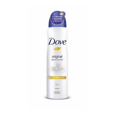 Dove Original Light & Smooth Deodorant Spray (150ml)