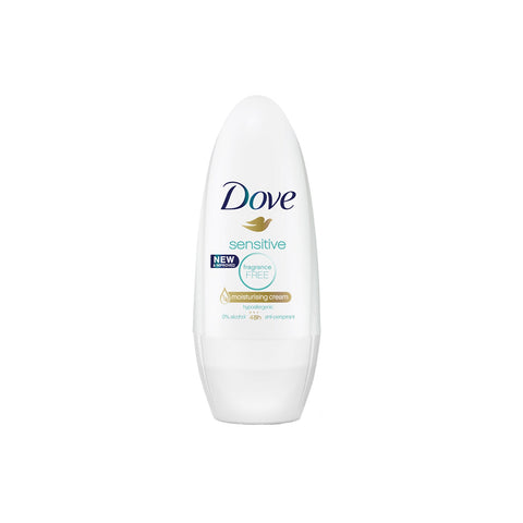 Sensitive Fragrance Free Moisturising Cream Deodorant Roll On (40ml) - Clearance