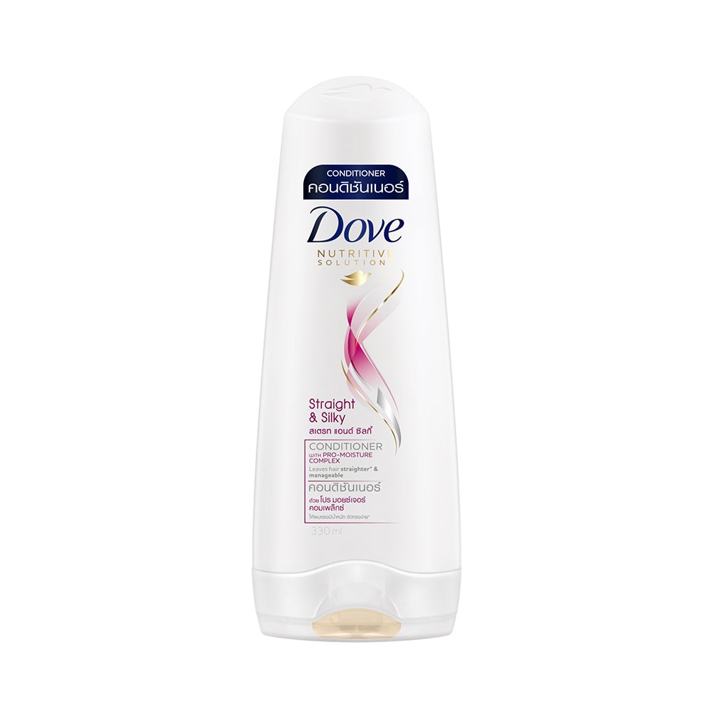 Dove Straight & Silky Conditioner (320ml) - Clearance