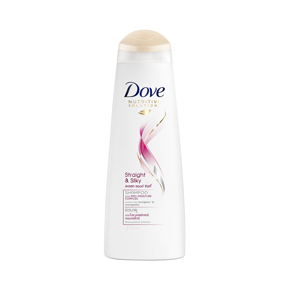 Dove Straight & Silky Shampoo (330ml) - Clearance