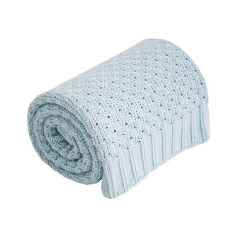 Effiki Baby Blanket Effiki 100 % Cotton Blue (1pcs) - Clearance