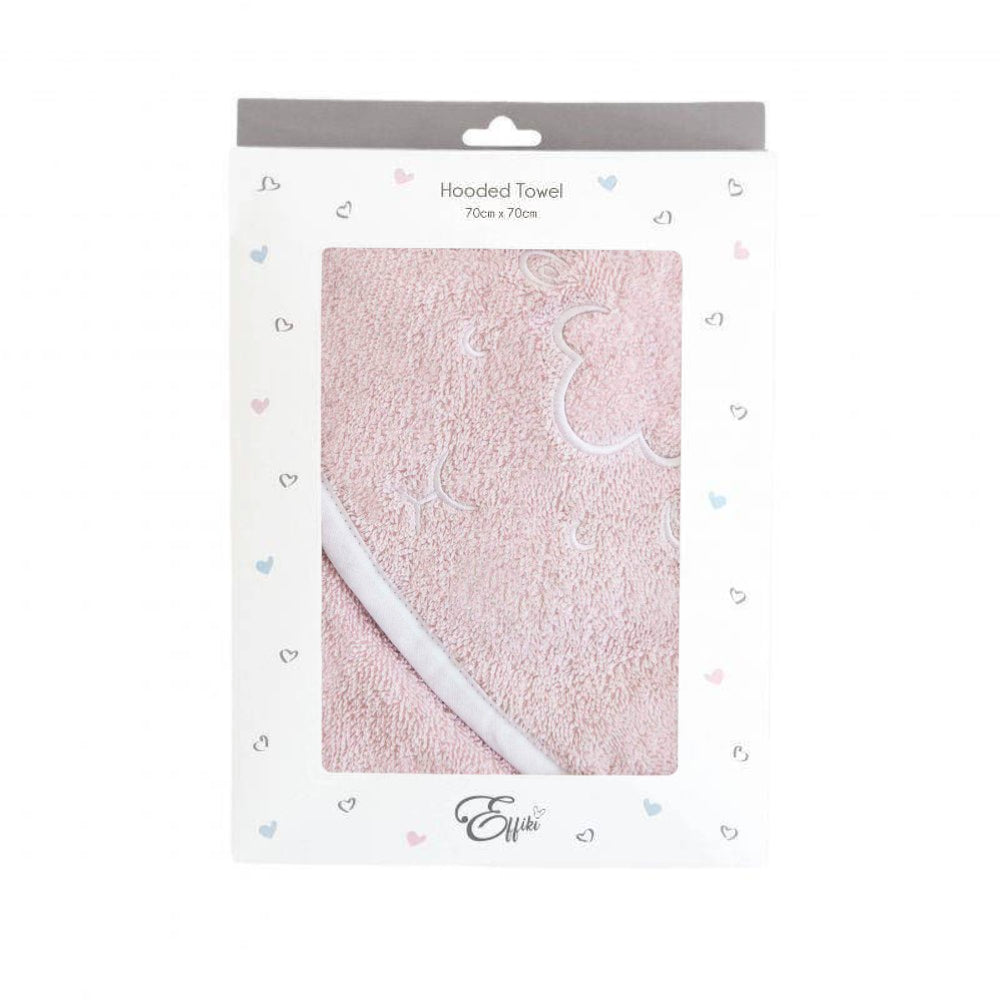 Effiki Embroidered Hooded Towel Effiki Sheep Pink 70x70cm (1pcs) - Giveaway