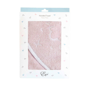 Effiki Embroidered Hooded Towel Effiki Sheep Pink 95x95cm (1pcs)