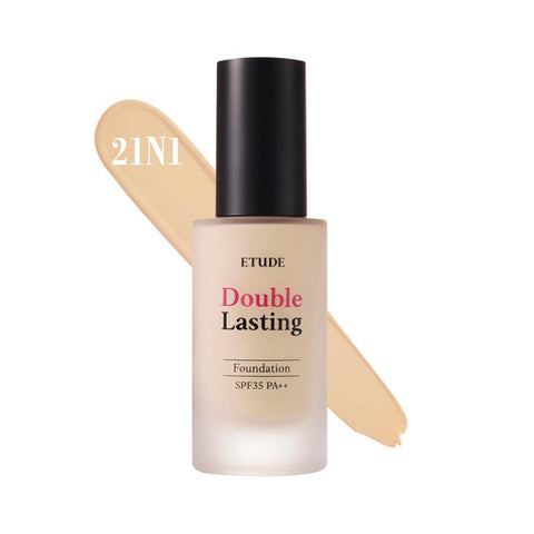 Etude House Double Lasting Foundation #21N1 Neutral Beige (30g) - Giveaway