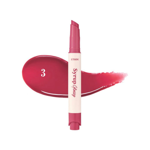 Etude House Syrup Glossy Balm #3 Cherry Tart (2.5g) - Giveaway