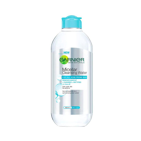 Garnier Micellar Cleansing Water for Oily, Acne-Prone Skin (400ml) - Giveaway