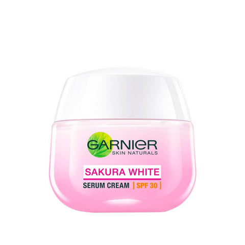 Garnier Sakura White Whitening Serum Cream SPF30 (50ml) - Giveaway