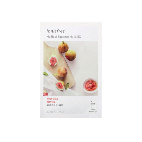 Innisfree My Real Squeeze Mask EX - Fig (1pc) - Giveaway