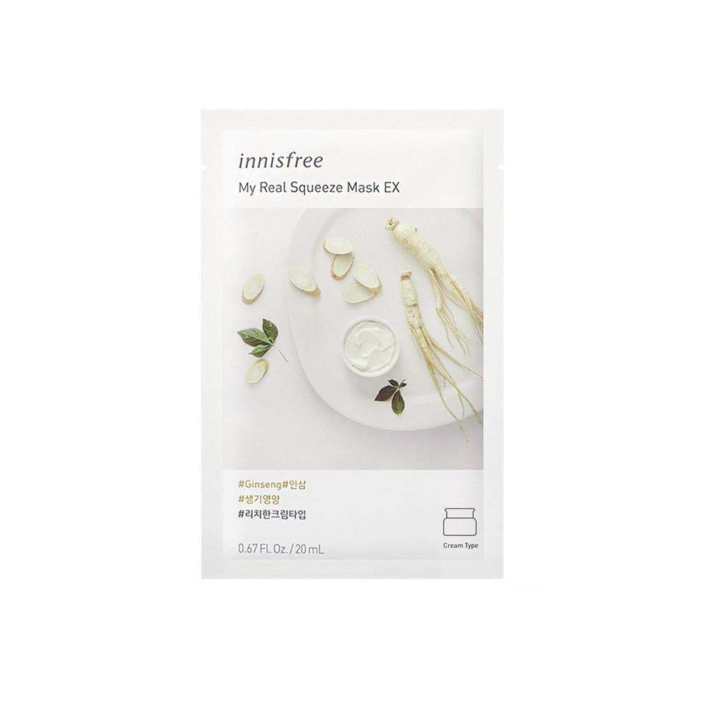 Innisfree My Real Squeeze Mask EX - Ginseng (1pc)