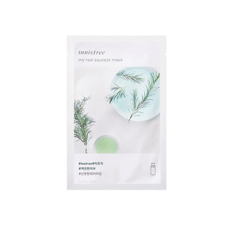 Innisfree My Real Squeeze Mask EX - Tea Tree (1pc) - Clearance