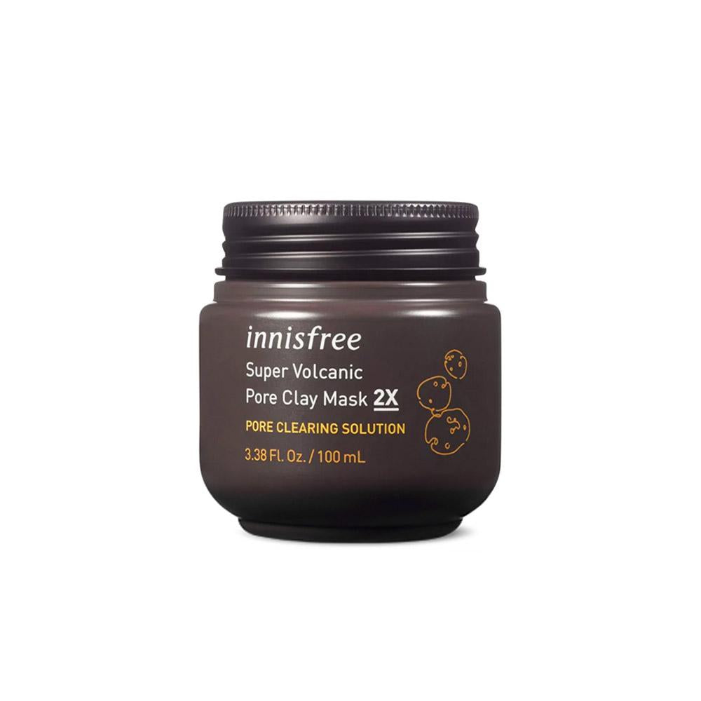 Innisfree Super Volcanic Pore Clay Mask 2X (100ml) - Clearance
