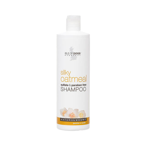 Isle of Dogs NaturaLuxury Silky Oatmeal Shampoo Jasmine + Vanilla (473ml) - Clearance
