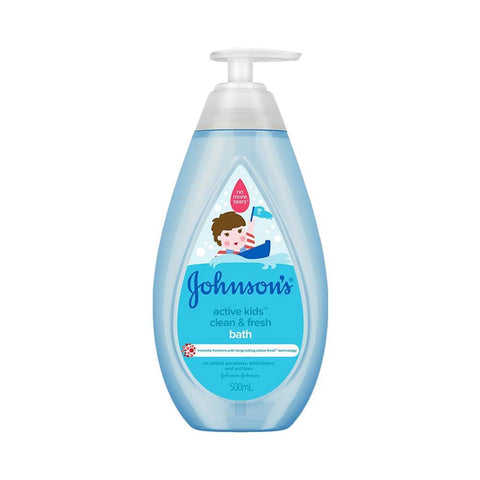 Johnson's Baby Active Kids Clean & Fresh Bath (500ml) - Clearance